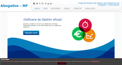 Desktop Screenshot of abogados-mf.com